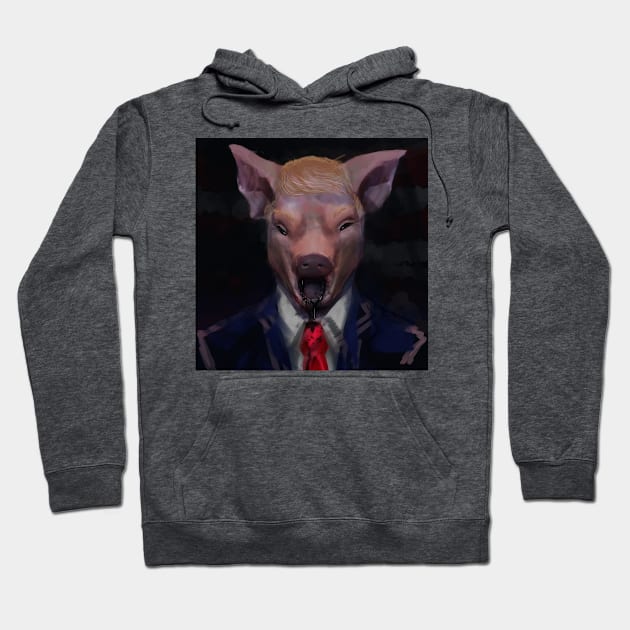 Leader pig Hoodie by Moemie